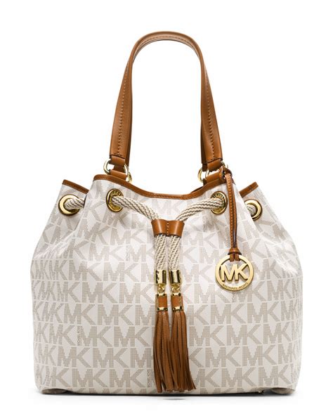 michael kors white large tote|Michael Kors outlet white purse.